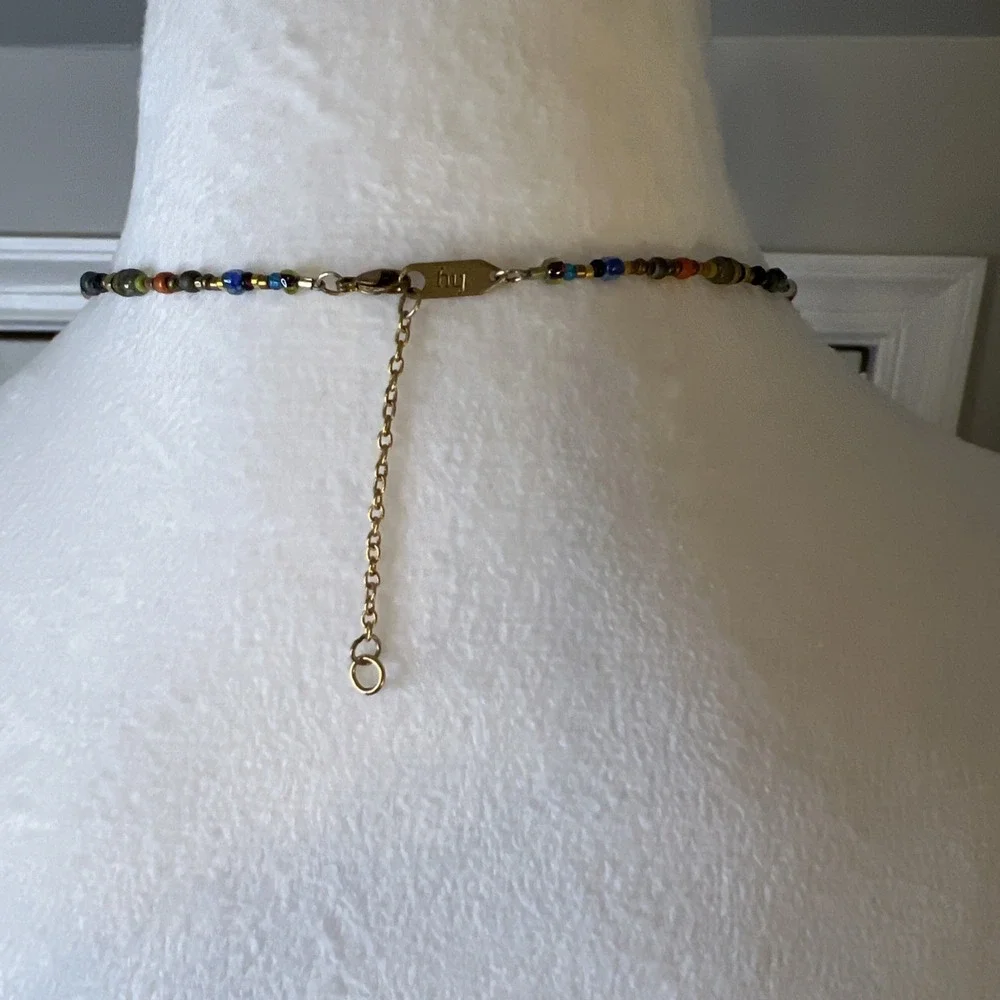 Holly Yashi Gold Plated And Bead Necklace